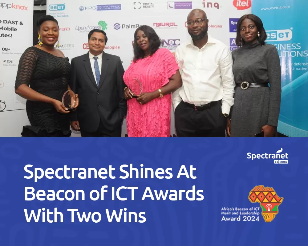 Spectranet Shines At Beacon of ICT Awards With Two Wins